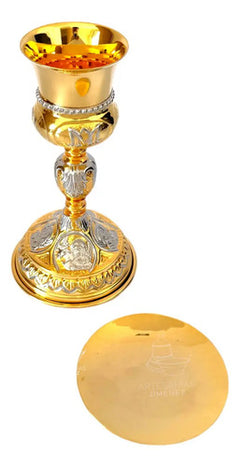 Caliz Para Iglesia O Capilla Tradicional 4 Evangelistas C1