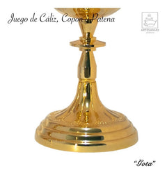 Caliz Copon Y Patena Para Iglesia O Capilla Gota C304