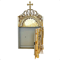 Sagrario Católico Tradicional Tabernáculo De Bronce Mediano
