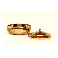 Cesto O Copon Tipo Panera Para 350 Hostias Liturgico Dorada
