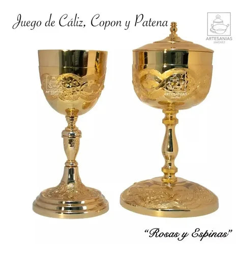 Caliz Copon Y Patena Para Iglesia O Capilla C306