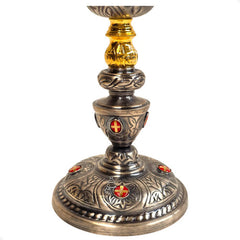 Caliz O Vaso Sagrado Para Iglesia O Capilla Cruz Pavonado C1