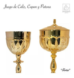 Caliz Copon Y Patena Para Iglesia O Capilla C312 Litúrgico