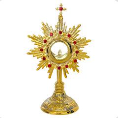 Custodia Eucarística Ostensorio Santísimo Tradicional 26 Cm