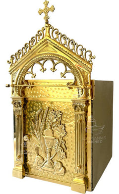 Sagrario O Tabernaculo De Bronce Tradicional Barroco