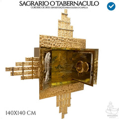 Sagrario Con Expositor De Santisimo Liturgico Caja 40x40