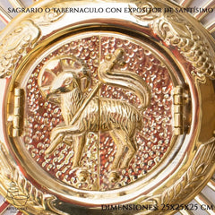 Sagrario Con Expositor De Santísimo Cordero De Dios