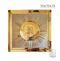 Sagrario O Tabernaculo Con Expositor De Santísimo 40 Cm