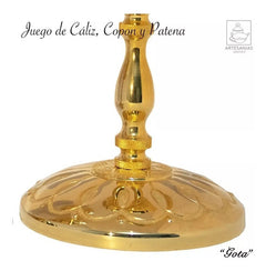 Caliz Copon Y Patena Para Iglesia O Capilla C312 Litúrgico