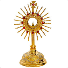Custodia Eucarística Ostensorio Santísimo Tradicional 27 Cm