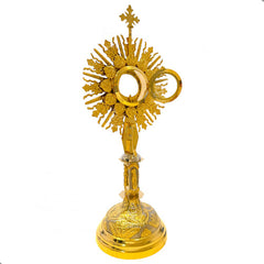 Custodia Eucaristica Ostensorio Cristo Rey Alpaca 85 Cm