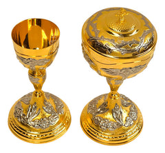 Caliz Copon Y Patena Vasos Sagrados Liturgico Extra Grande