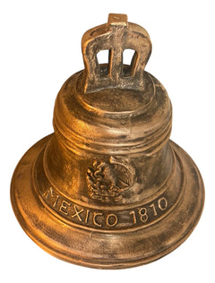 Bronze Wall Bell 10 kg Rustic Mexico 1810
