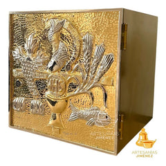 Sagrario Catolico Simbolos Liturgicos 30x30 Cm E2