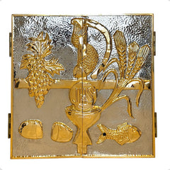 Sagrario O Tabernaculo Con Expositor 45x45 Cm Simbolos