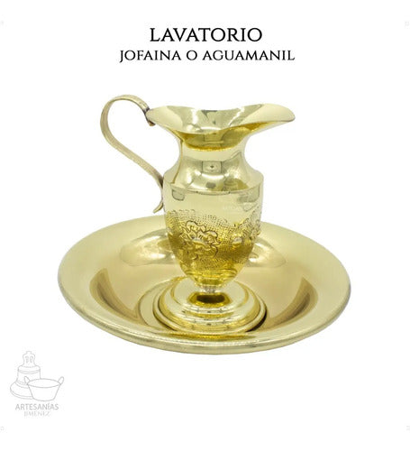 Lavatorio Liturgico Jofaina Aguamanil