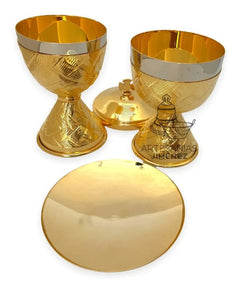 Caliz Copon Y Patena Para Iglesia O Capilla D931