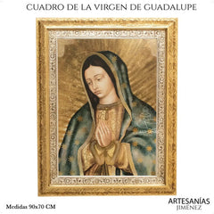 Cuadro San Jose 90x70 Cm Combinado Oro Y Plata Oro Y Plata