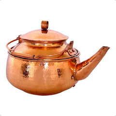 Cafetera O Tetera Con Tapa De Cobre Artesanal De 3 Litros