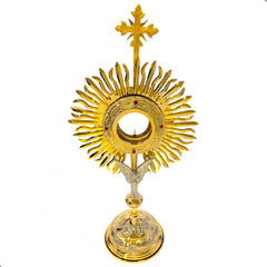 Custodia U Ostensorio Santísimo 65 Cm Corona Espinas Y Angel