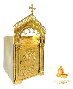 Sagrario O Tabernaculo De Bronce Tradicional Barroco
