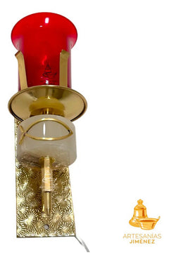Candelero O Candelabro De Pared Onix Eléctricos Foco Dorado