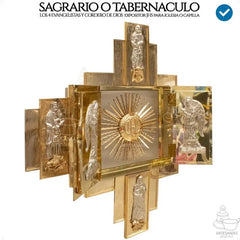 Sagrario O Tabernaculo Con Expositor De Santisimo 40x40 Cm