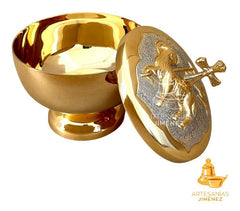 Copon O Cesto Litúrgico Chico Económico 150 Hostias Dorado