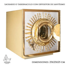 Sagrario Con Expositor De Santísimo Cordero De Dios