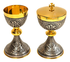 Caliz Copon Y Patena Liturgico Vaso Sagrado D06
