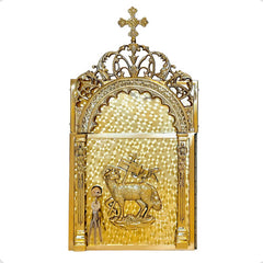 Sagrario Católico Tradicional Tabernáculo De Bronce Mediano