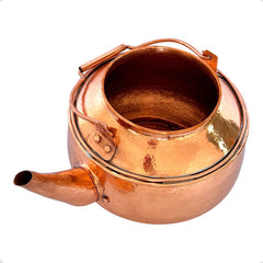 Cafetera O Tetera Con Tapa De Cobre Artesanal De 3 Litros