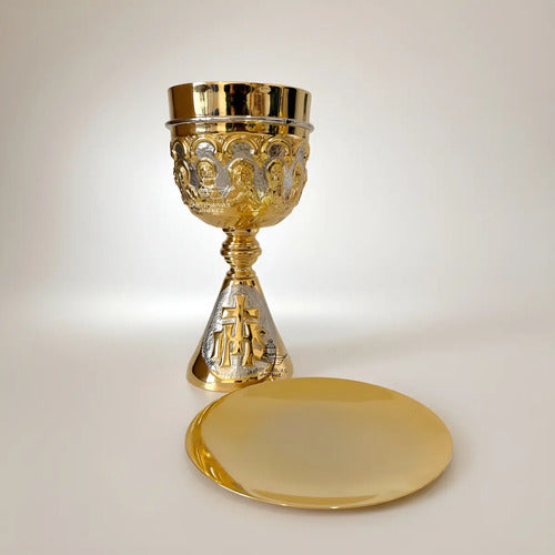 Caliz Para Iglesia O Capilla Con Patena A919 Ultima Cena