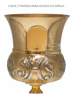 Caliz Para Iglesia O Capilla Con Patena T21 Vaso Sagrado