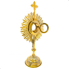 Custodia U Ostensorio Santísimo 65 Cm Corona Espinas Y Angel