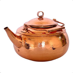 Cafetera O Tetera Con Tapa De Cobre Artesanal De 3 Litros