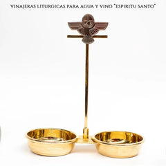 Juego De Vinajeras Para Agua Y Vino Cristal A950