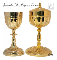 Caliz Copon Y Patena Para Iglesia O Capilla C312 Litúrgico