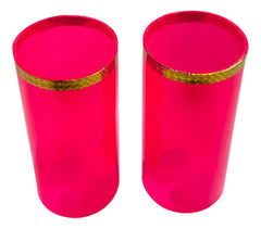 Acrílicos O Pantallas Para Cirial Rosa Fucsia
