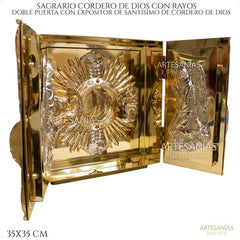 Sagrario O Tabernaculo Con Expositor De Santísimo Cordero