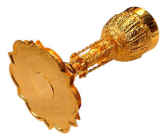 Caliz Barroco Tradicional Para Ordenación Grande Con Patena Dorado