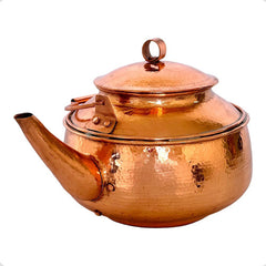 Cafetera O Tetera Con Tapa De Cobre Artesanal De 3 Litros
