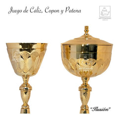 Caliz Copon Y Patena Para Iglesia O Capilla Litúrgico C305