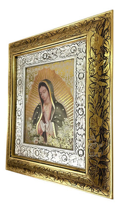Cuadro Busto Virgen De Guadalupe 45x40 Cm C002