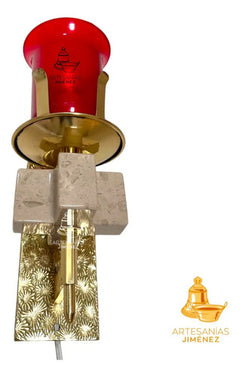 Lampara O Luz Del Santisimo Cruz 1/2 Semana C1 Dorado