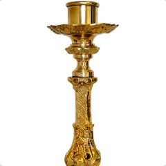 Candelero O Candelabro Barroco De 60 Cm De Bronce (1 Pieza) Bronce