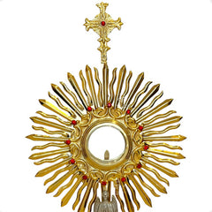Custodia Eucarística Ostensorio Santísimo Tradicional 65 Cm