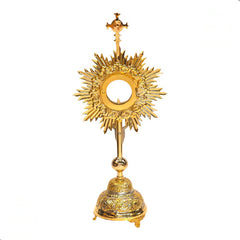 Custodia Eucarística Ostensorio Santísimo Cristo Rey 70 Cm