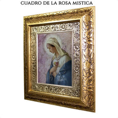 Cuadro Rosa Mistica 45x40 Cm A913