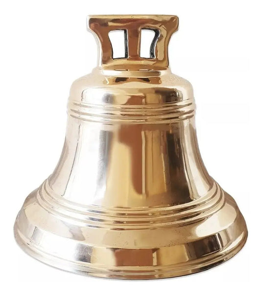 Campana de bronce de 10 kg personalizable, fundida a mano en México
